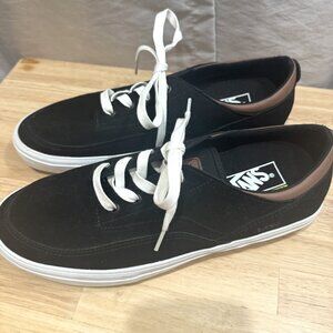 Vans Classic Black and White Suede Sneakers Size 10